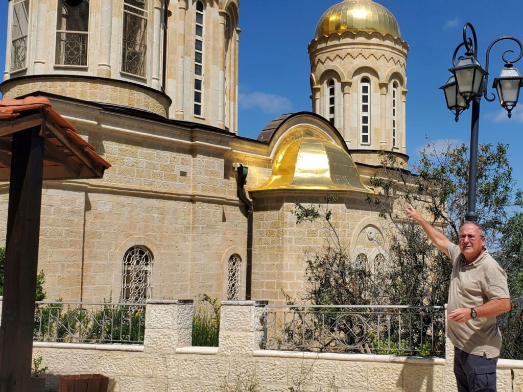 Raanan at Russian church